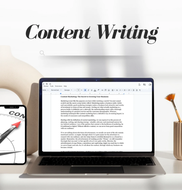 alt="Content Writing Service by Media Sure"