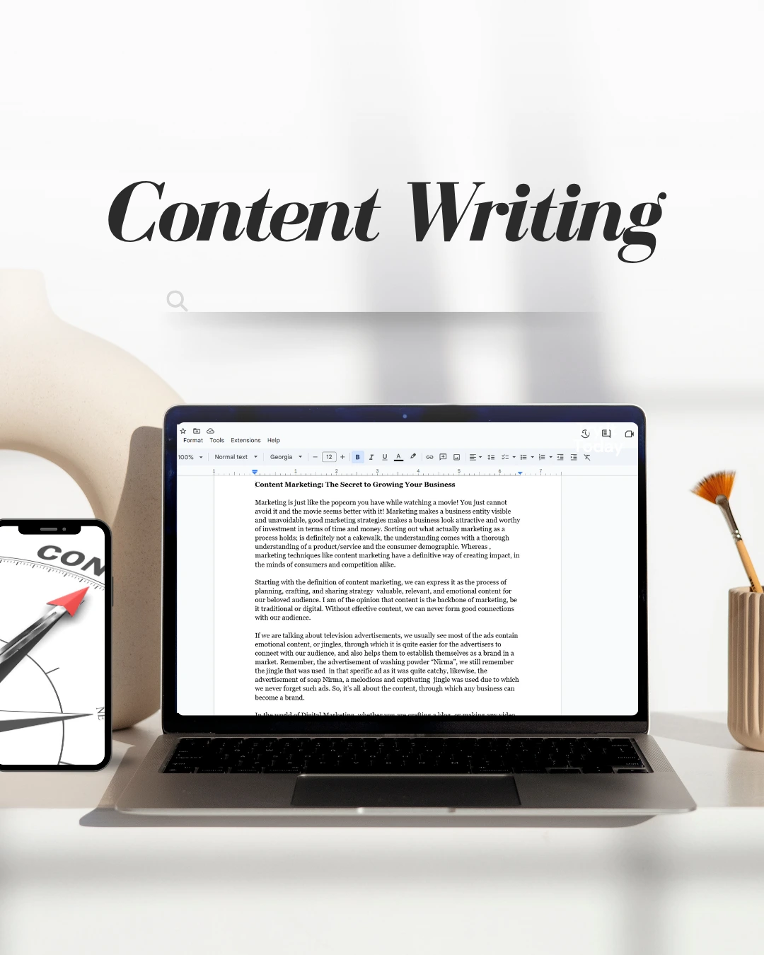 alt="Content Writing Service by Media Sure"