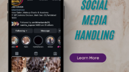 alt="Social Media Handling for a salon by Media Sure"
