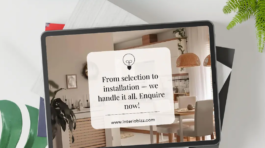 alt="Graphic Designing service for an Interior designing company by Media Sure"