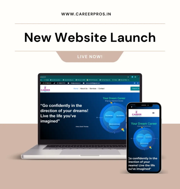 alt="Website Designing for a career counselor by Media Sure"
