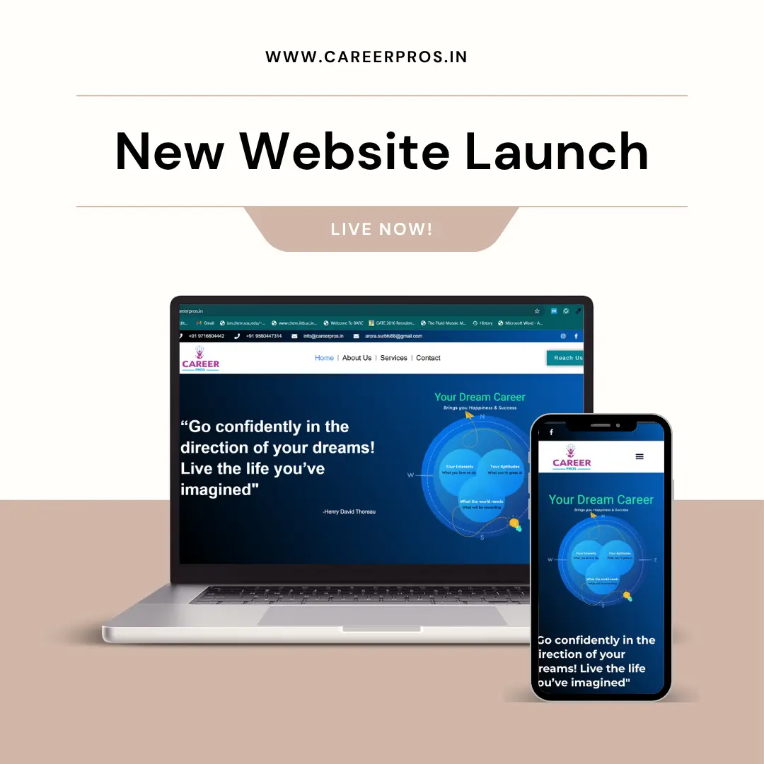 alt="Website Designing for a career counselor by Media Sure"